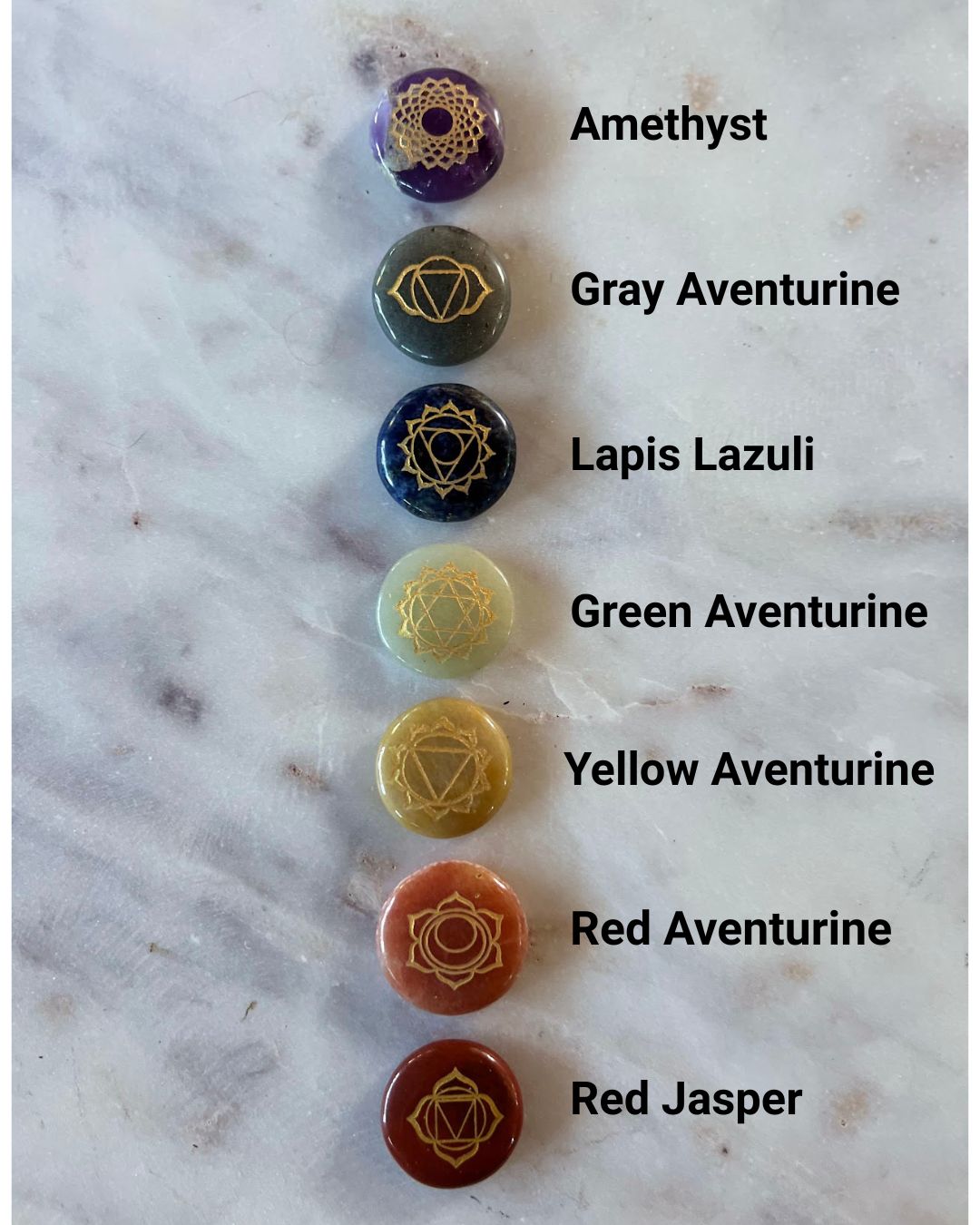 7 Chakra Crystal Set