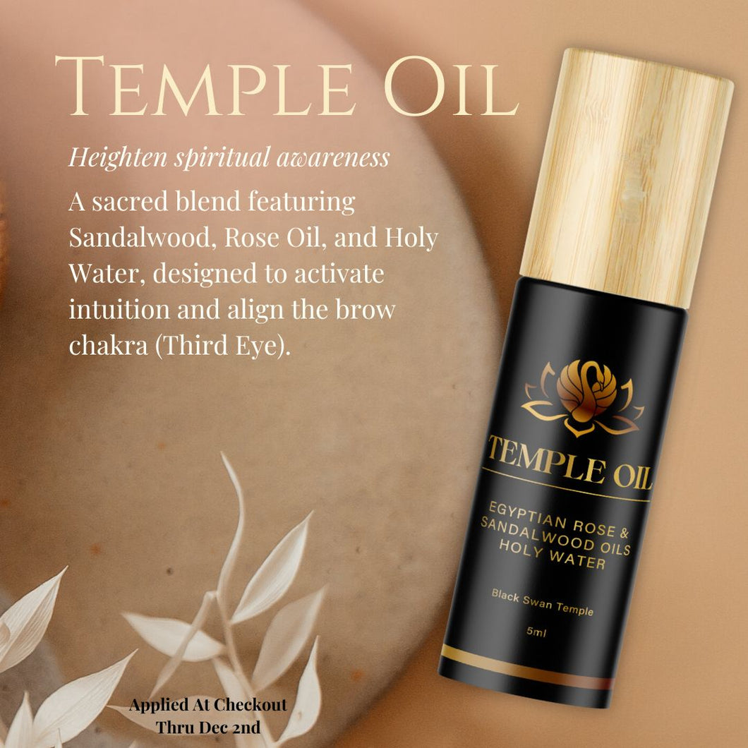 Rose, Sandalwood & Holy Water Temple Oil