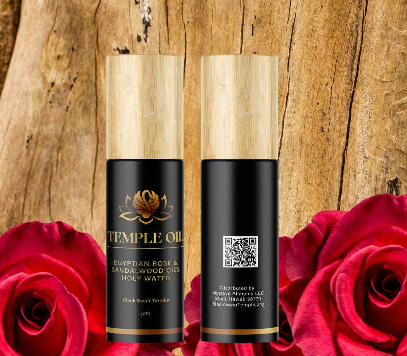 Rose, Sandalwood & Holy Water Temple Oil